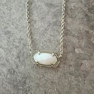 White Kendra Scott necklace